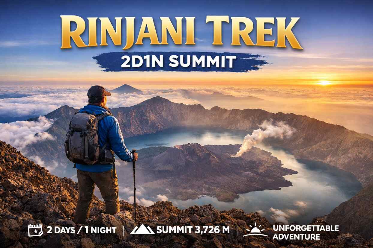 Mount Rinjani Trekking 2 Days 1 Night Summit